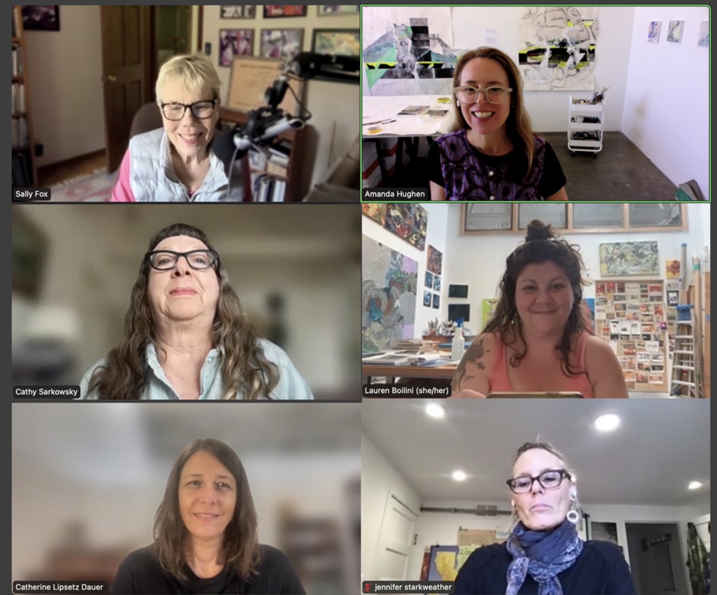 Embracing The Muse - Four Artists and a Residency
